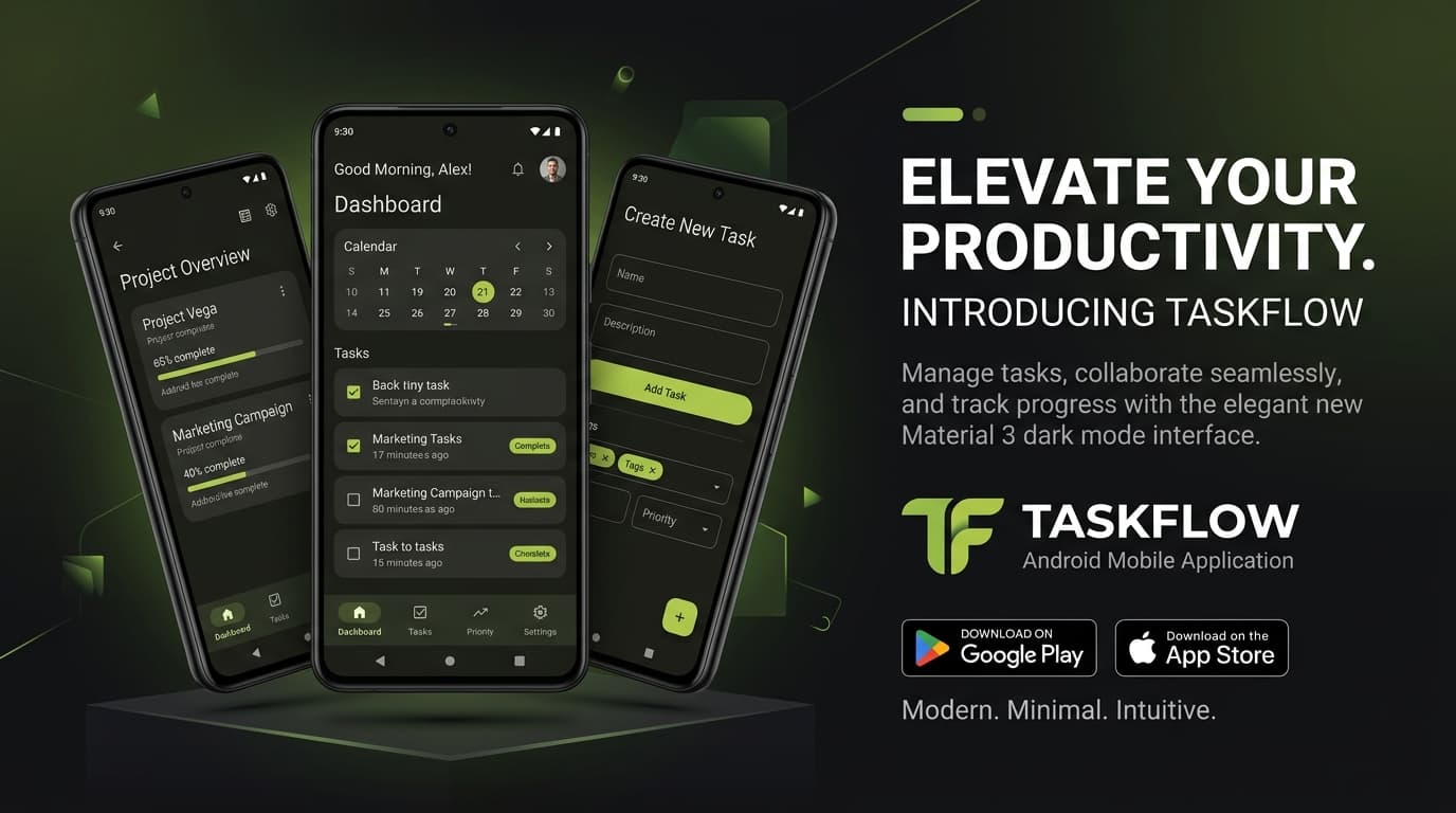 TaskFlow - Android Productivity Suite
