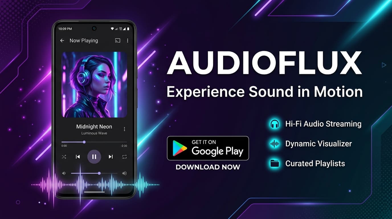 AudioFlux - Hi-Fi Audio Streaming & Player